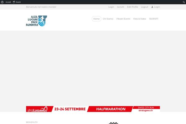 RunCrew theme site design template sample