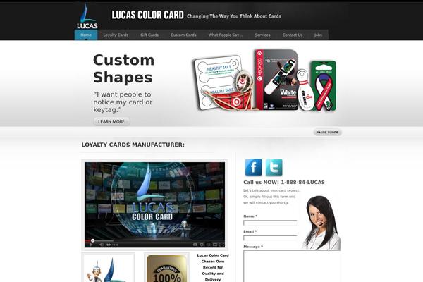 lucascolorcard.com site used Ouragency