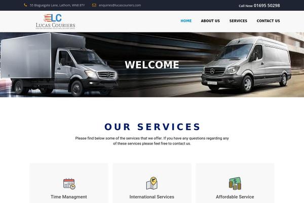 lucascouriers.com site used Moveit