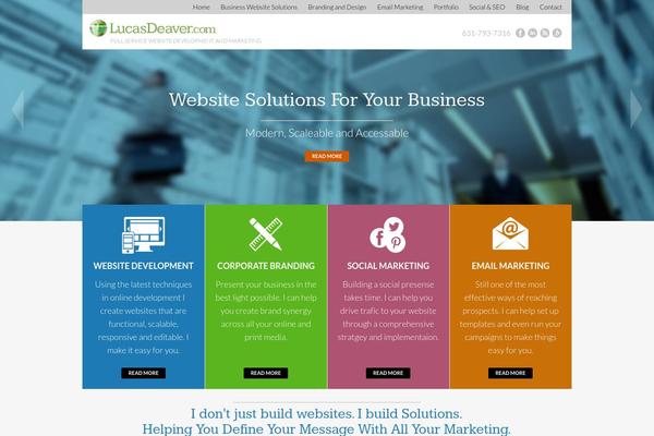 DoubleTake theme websites examples