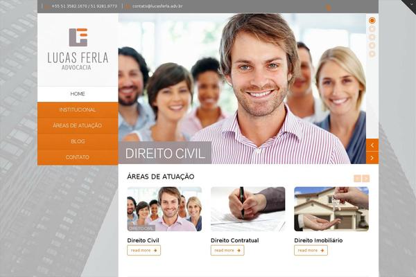Vertikal theme site design template sample