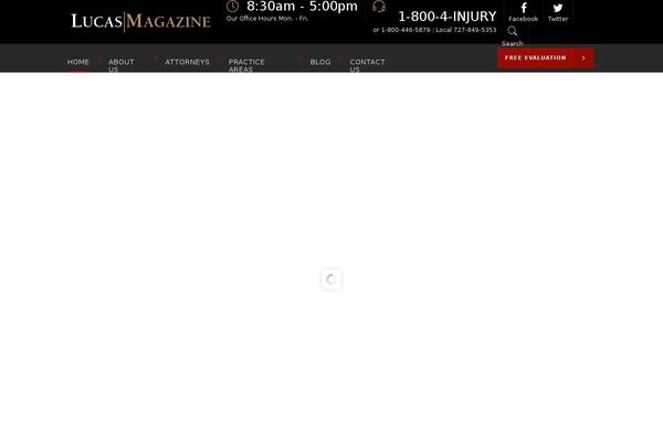 Lucas theme site design template sample
