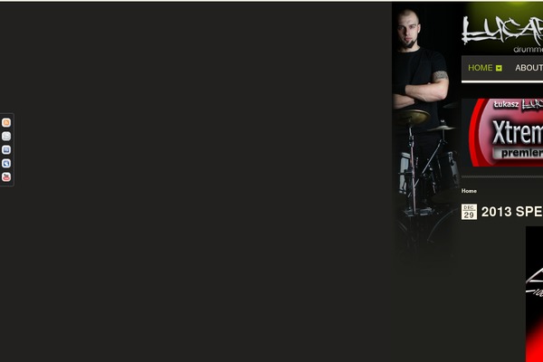 lucassdrummer.com site used Yoo_pure_wp