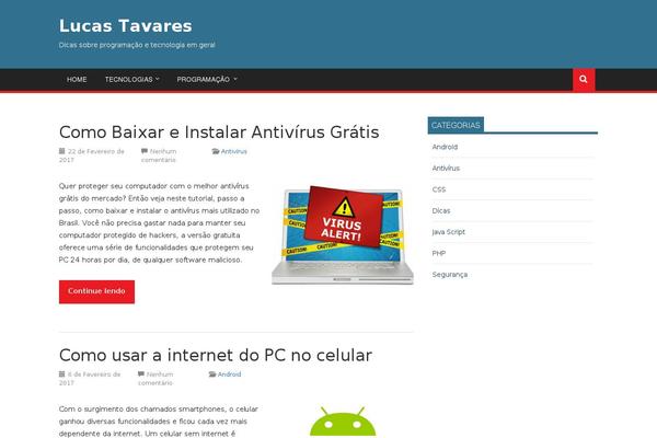 lucastavares.net site used Ctheme