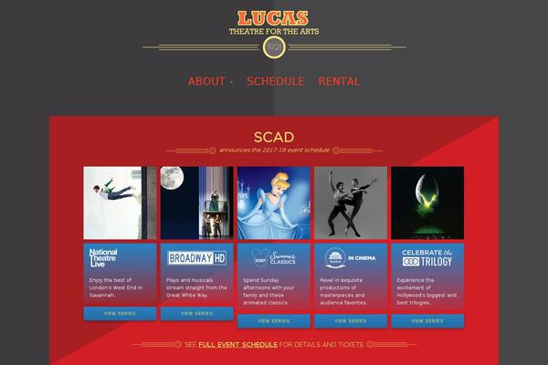 Lucas theme site design template sample