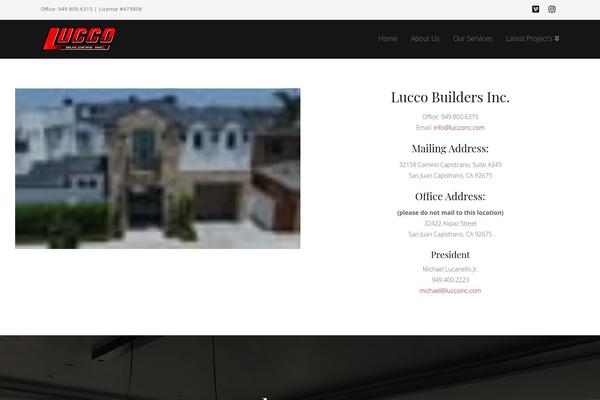 X Child theme site design template sample