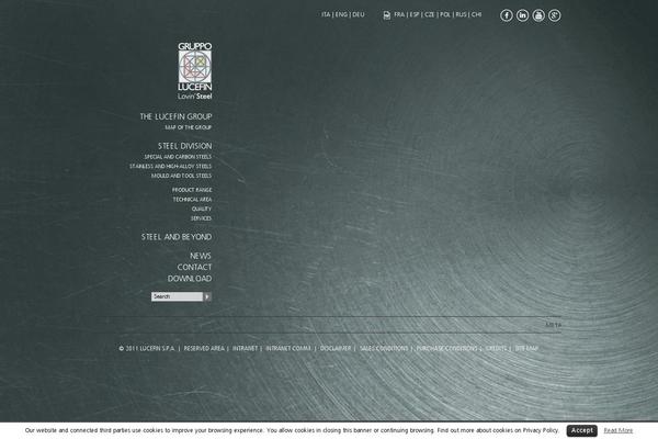 Stål theme site design template sample