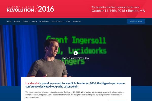 lucenerevolution.com site used Revolution2015