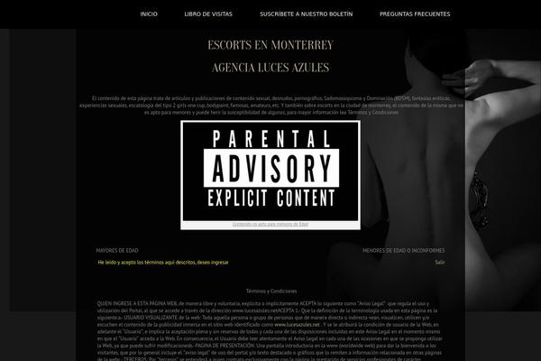 lucesazules.net site used Scena