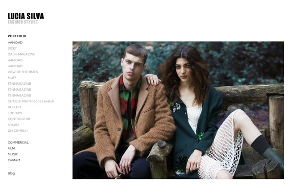 lucia-silva.com site used Touchfolio