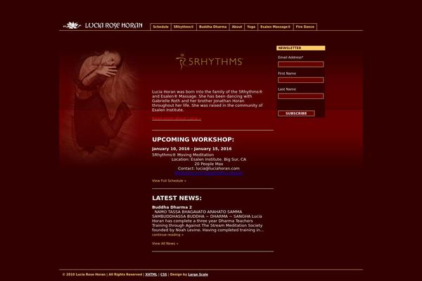 luciahoran.com site used Lucia