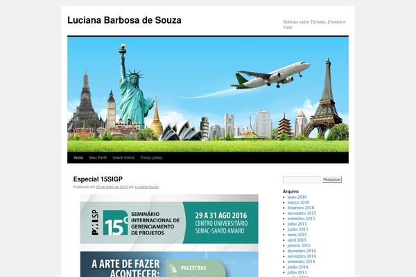 lucianabarbosa.net site used Diarjo Lite
