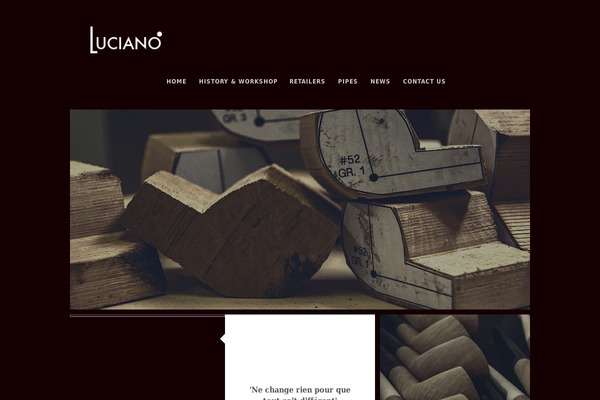 lucianopipes.it site used Camera