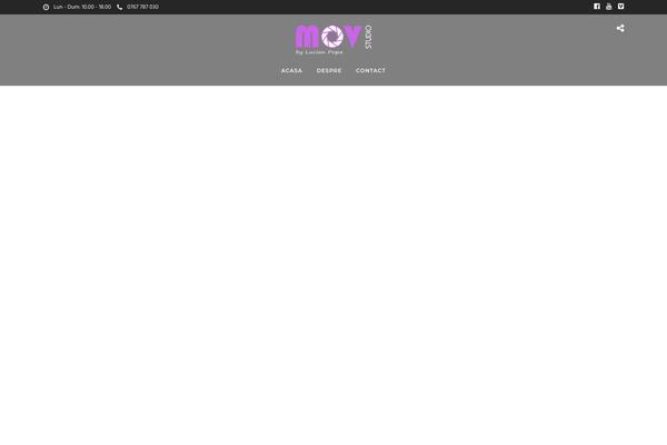 Photography theme site design template sample