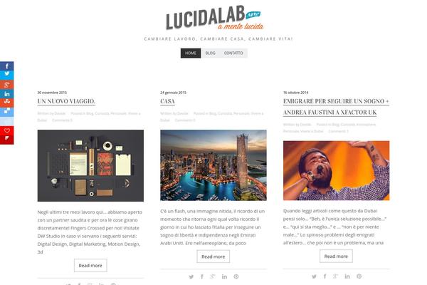 Arcadia theme site design template sample
