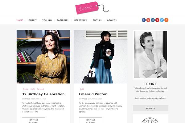 Noemi theme site design template sample