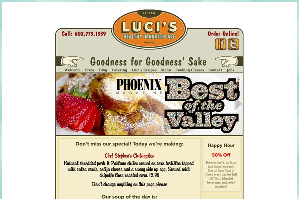 lucishealthymarketplace.com site used Lucis