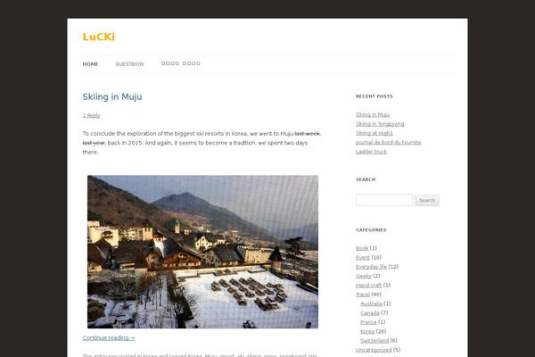Site using Lightbox Gallery plugin