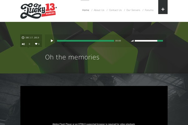 Shift theme site design template sample