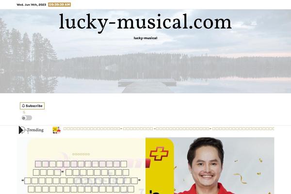 lucky-musical.com site used Fameup
