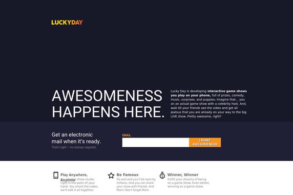 luckyday.co site used Luckydaytheme