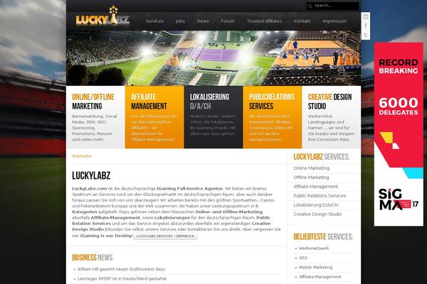 luckylabz.com site used Iaffiliate-theme
