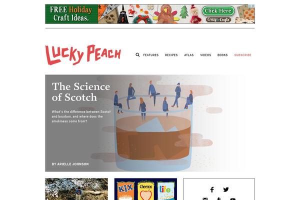 luckypeach.com site used Navolio-light