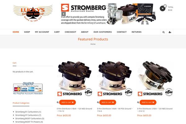 luckys-speed-shop.com site used Estore-pro