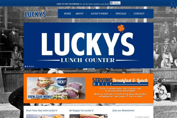 luckyslunchcounter.com site used Victoria
