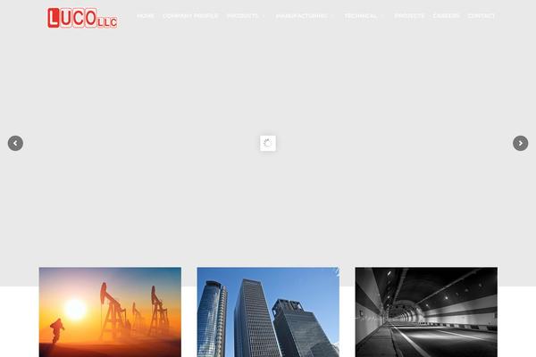 Petroleum theme site design template sample
