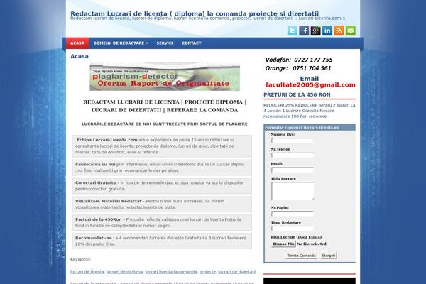 Learner theme site design template sample