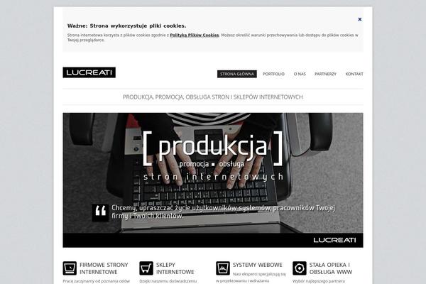 Adapt theme site design template sample