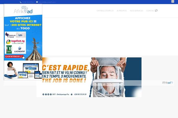 Quantum theme site design template sample