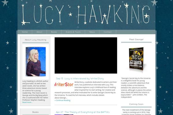 lucyhawking.com site used Beckett