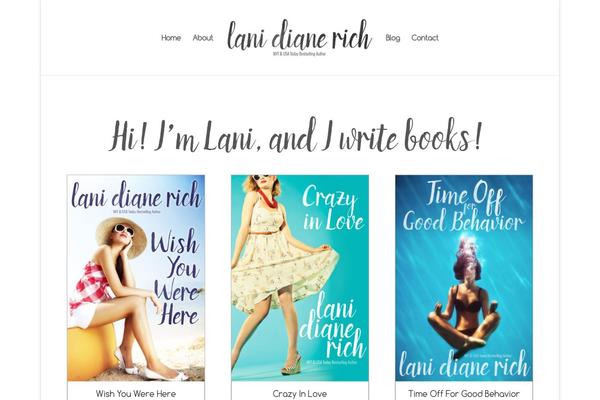 Memoir theme site design template sample