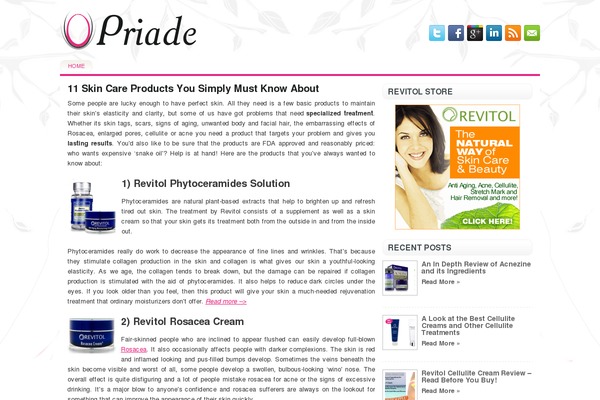 Generatepress_child theme site design template sample