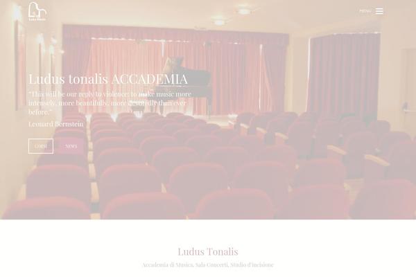 Ludus theme site design template sample