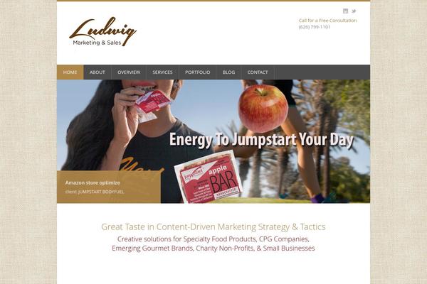 Nevia theme site design template sample
