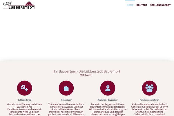 Webuild-child theme site design template sample