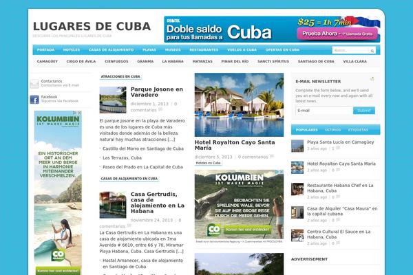 Travelpress theme site design template sample