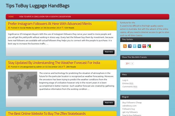 luggage-handbags.com site used Fossile