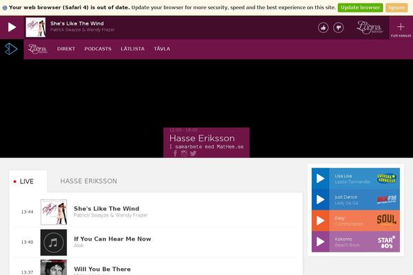 lugnafavoriter.com site used Ilikeradio