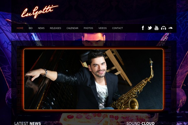 Soundwave theme site design template sample