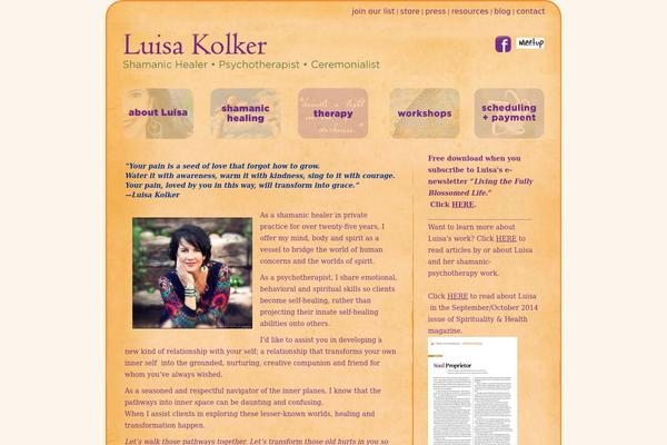luisakolker.com site used Simple Chrome