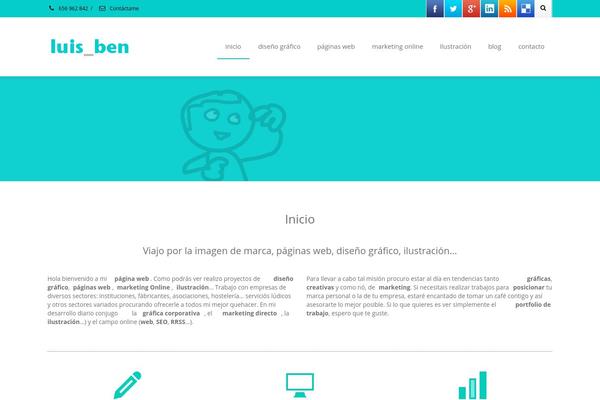 Envision theme site design template sample
