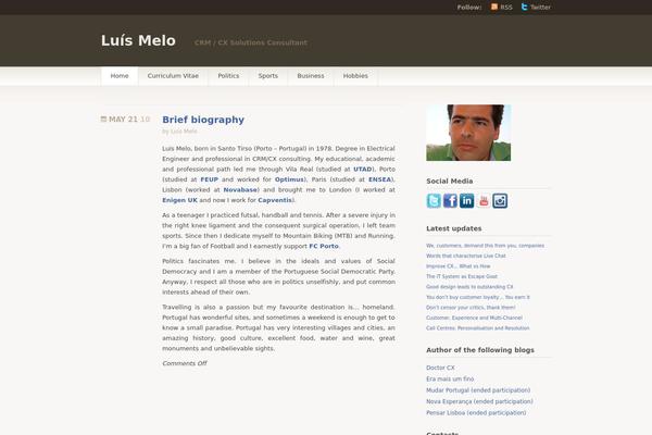 Titan theme site design template sample