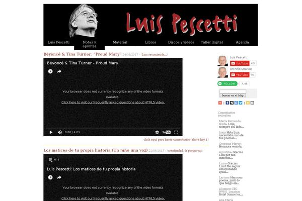 luispescetti.com site used Luis-pescetti