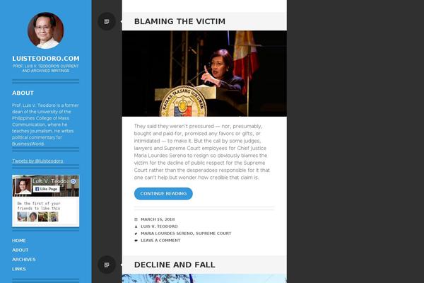 Writr theme site design template sample