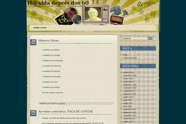 Retromania theme site design template sample