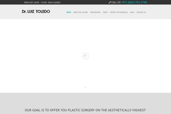 Isida theme site design template sample